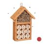 Insect hotel 26x16x6cm., orange/light brown color