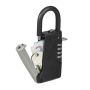 Key safe "Spina", black/gray