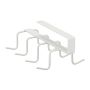 Hanger with hooks, white
