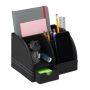 Writing instrument organizer with 1 compartment 13x19x15 cm., black