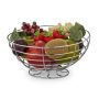 Fruit basket 12x24.5cm., silver color