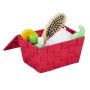 Storage box with lid 10.5x19.5x14.5cm., red