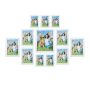 Set of 12 photo frames, white