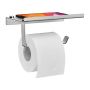 Toilet paper holder 8x18x9.5cm., silver color