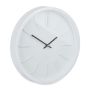 Wall clock 5x35cm., white/black