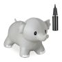 Inflatable toy "Elephant" 33x27x60cm., gray/black/white