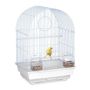 Bird cage 49.5x34.5x31cm., light blue/white