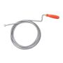 Sewer pipe cleaning spiral 3m, red/silver