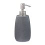 Liquid soap dispenser 18x7.5x9cm., gray/silver color