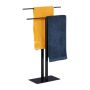 Towel rack 82x50x19cm., black