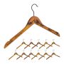 Clothes hangers 12 pcs., brown/black