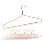Clothes hangers 12pcs, copper color