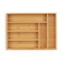 Cutlery tray 5x25.5x35.5cm., light brown