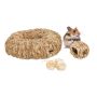 Set of 5 hamster accessories, light brown