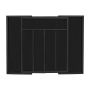 Cutlery tray 5.5x48.5x37cm., black
