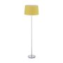 Floor lamp 148.5x40cm., silver/yellow color