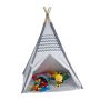 Children's playhouse "Teepee" 150x120x120cm., white/gray