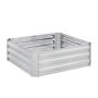 Raised bed 30x90x90cm., silver color