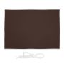 Rectangular sun awning 550x450cm., brown