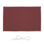 Rectangular sun awning 600x400cm., dark red color