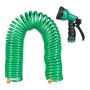 Garden hose with gun 20m, green/black