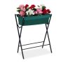 Raised bed 80x65x40cm., dark green/black