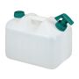 Water canister with mixer 35x21x26cm., white/dark green