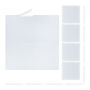 Set of 8 protective floor mats 1x60x60cm., white