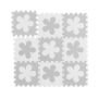 Playmat "Delionė" 91.5x91.5cm., gray/white