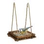 Bird feeder 6.5x25x25cm., brown
