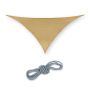 Triangular sun awning 425x300x300cm., beige