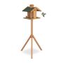Bird feeder 137x68x55cm., light brown/dark green