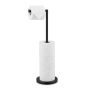 Toilet paper holder 57x21.5x16.5cm., black