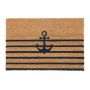 Doormat "Anchor" 60x40 cm., light brown/black
