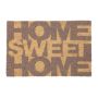 Doormat "Home Sweet Home" 60x40 cm., brown/light brown