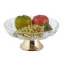 Fruit basket 11x25cm., gold color