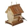 Bird feeder 46x15.5x13cm., light brown