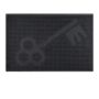 Rubber door mat "Key" 60x40 cm., black
