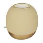 Table lamp 9x9cm., beige/gold color