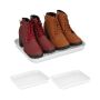 Set of 3 shoe trays 35x27 cm., white