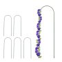 Set of 6 garden trellis "Arka" 120x32x0.8cm., green