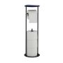Toilet paper holder 59.5x17.5cm., black