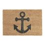 Doormat "Anchor" 60x40 cm., light brown/dark gray