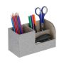 Writing instrument organizer 11x20x9 cm., gray