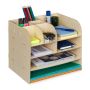 Writing instrument and document organizer 27.5x32.5x25 cm., light brown
