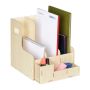 Writing instrument and document organizer 27x24x31.5 cm., light brown