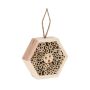 Insect hotel 15x17x5cm., light brown