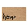 Doormat "Home" 75x42 cm., light brown/black