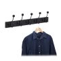 Wall hooks 14x65x7cm., black