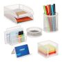 Set of 7 writing implement organizers, white